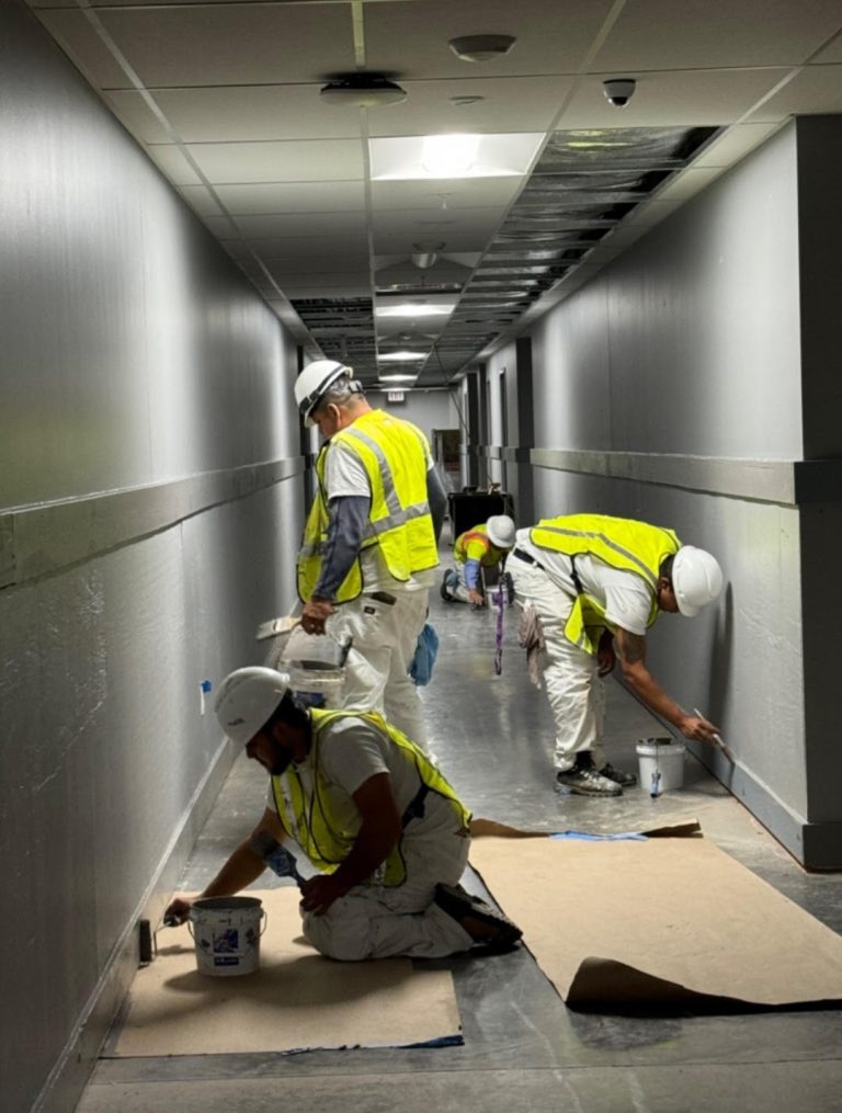 Painting service for basements