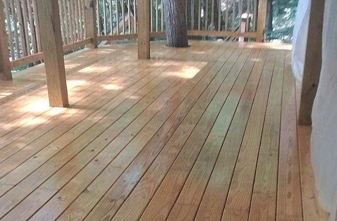 Deck Staining for Western North Carolina Conditions