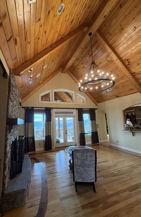 Interior residential painting in Western North Carolina by Huskey's Paint & Design